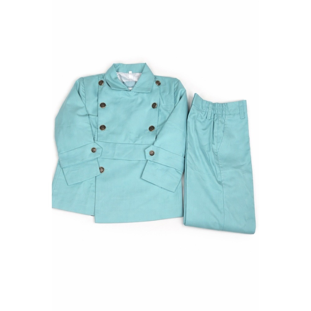 Boys Teal Suit Formal Ring Bearer Wedding Outfit Toddler Small